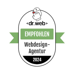 Empfohlene Webdesign-Agentur 2024 (Dr. Web)